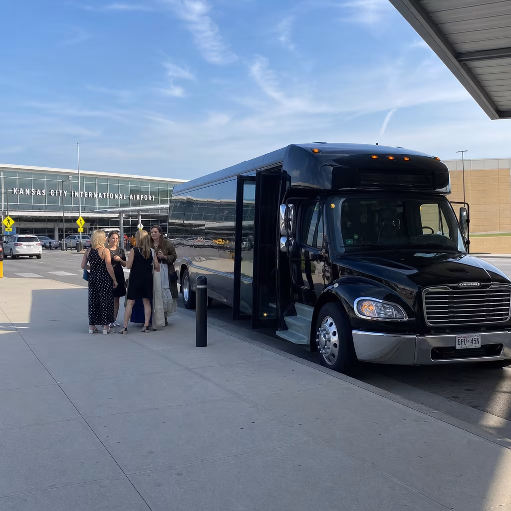 Rent a Bus to Kansas City International Airport (MCI)