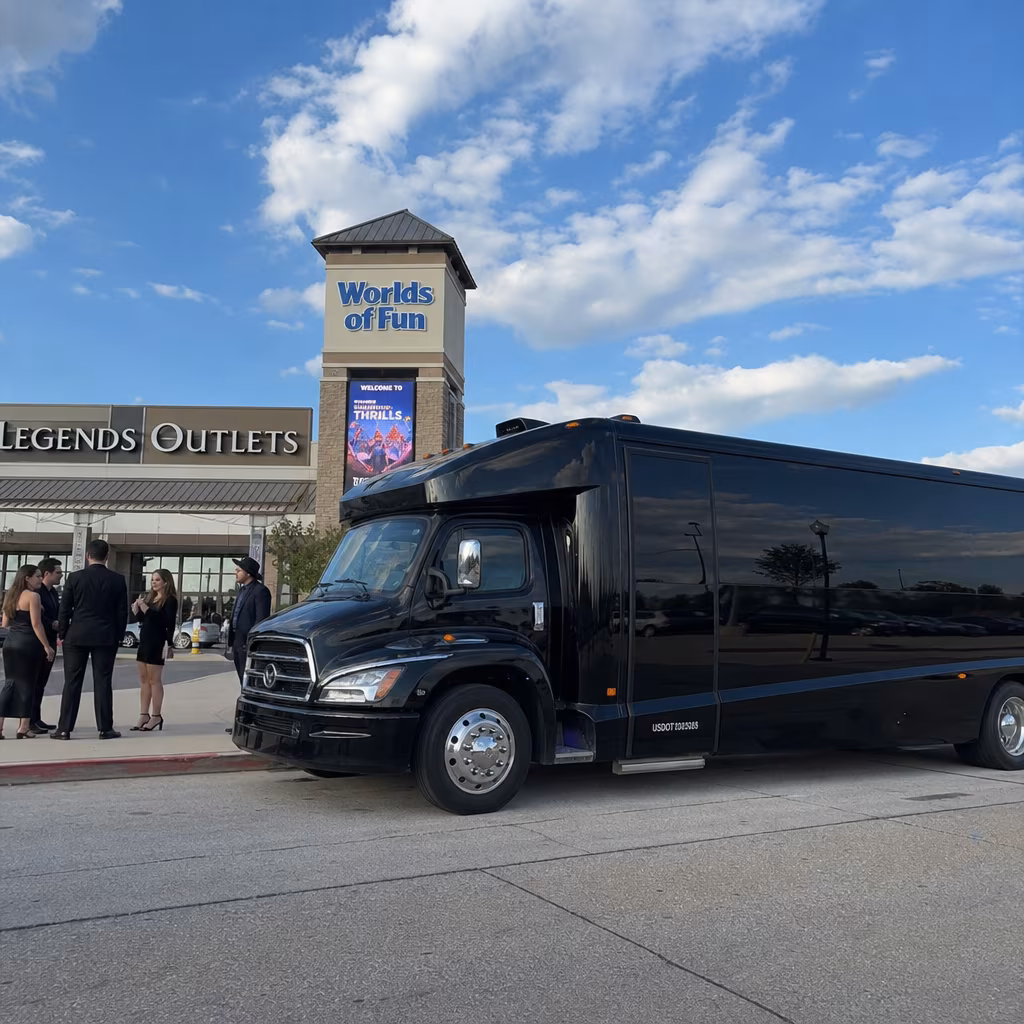 Rent a Bus to Worlds of Fun & Legends Outlets