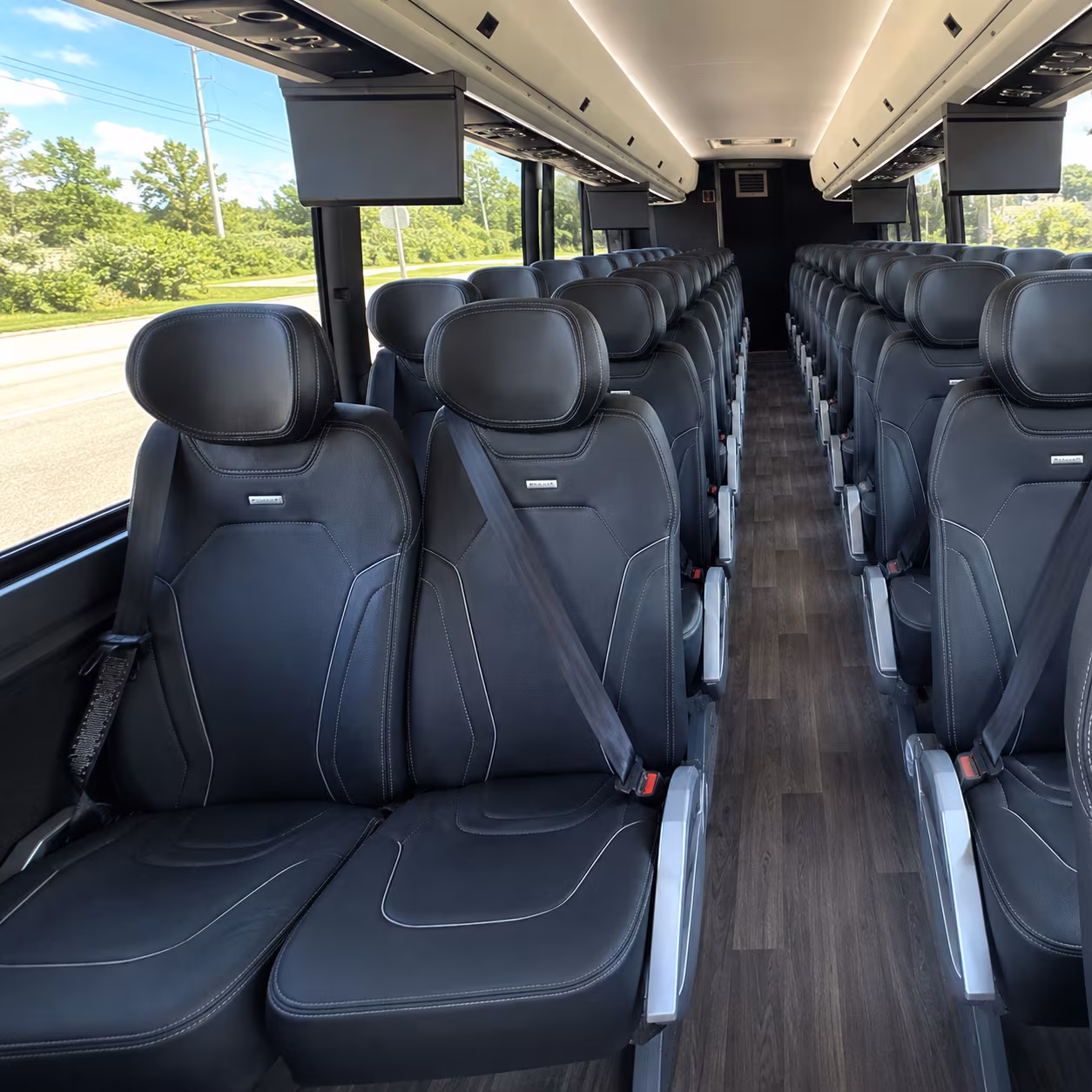 Overland Park Airport Shuttle & Transportation party bus exterior