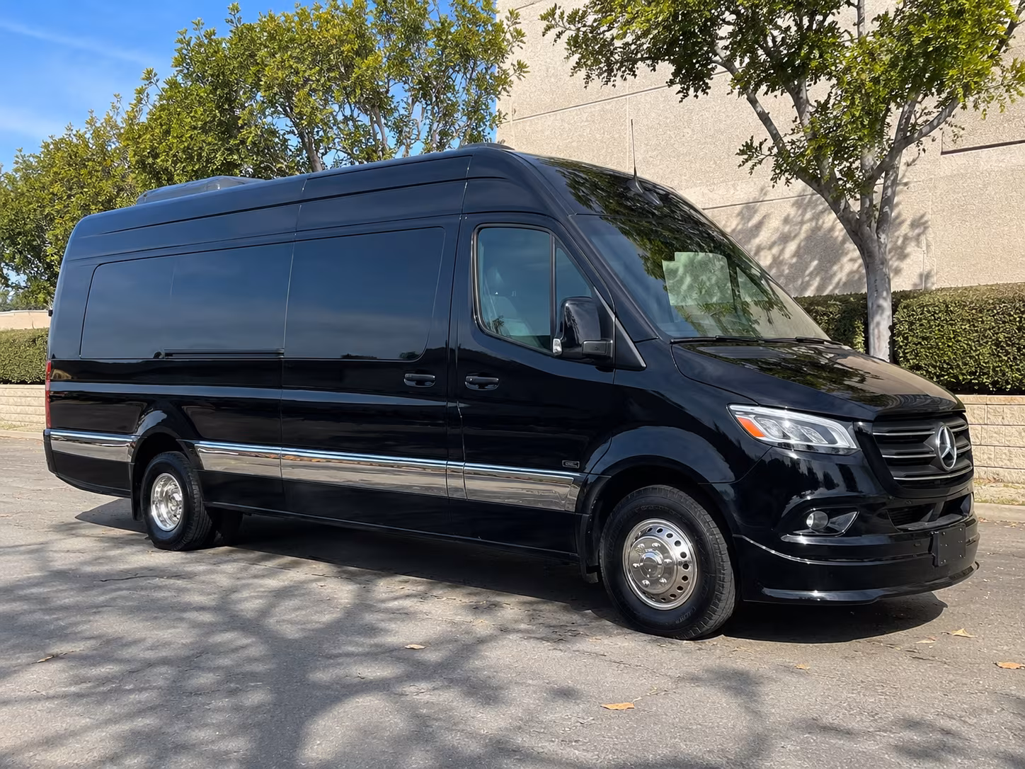 Overland Park Airport Shuttle & Transportation party bus interior