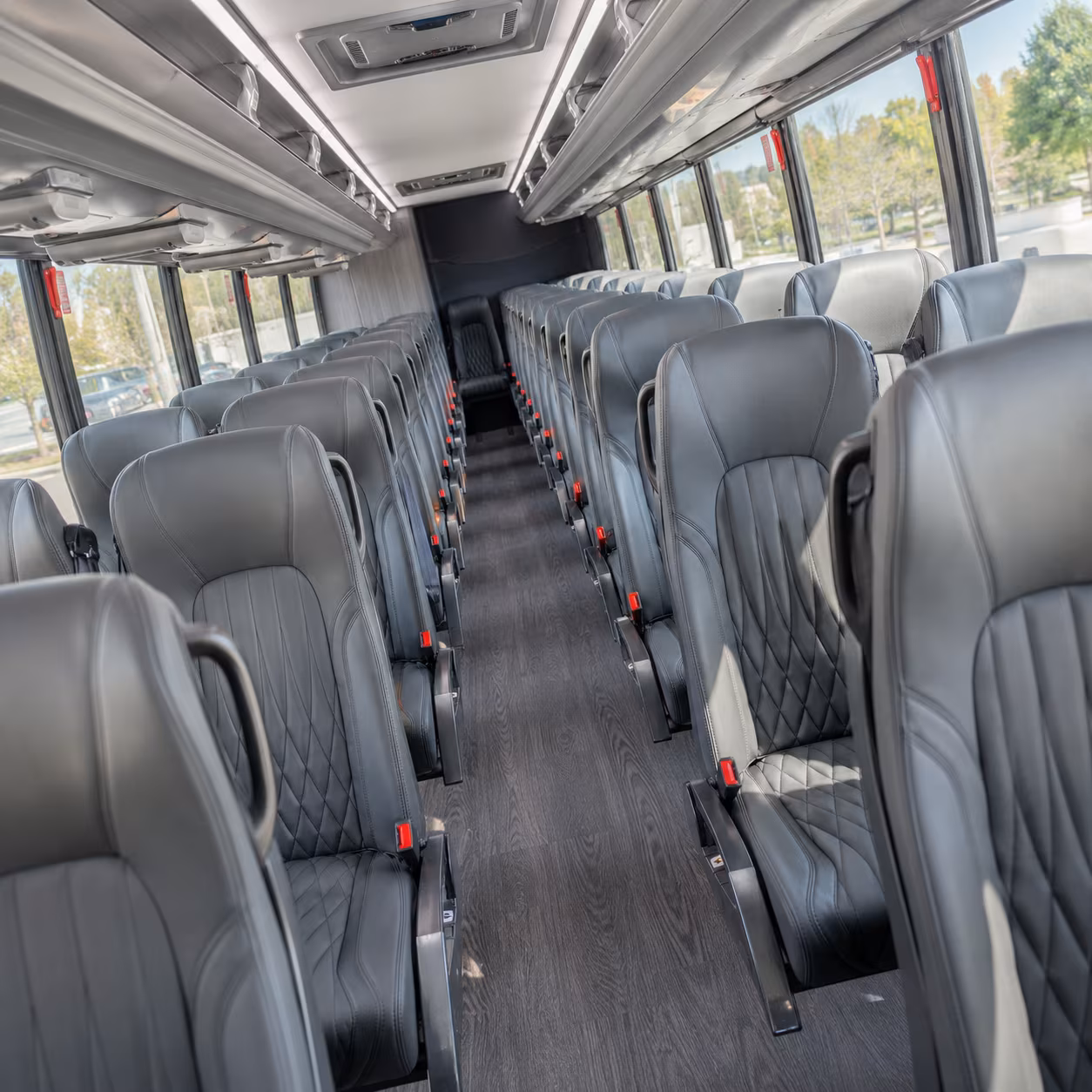 Overland Park Corporate Transportation party bus exterior