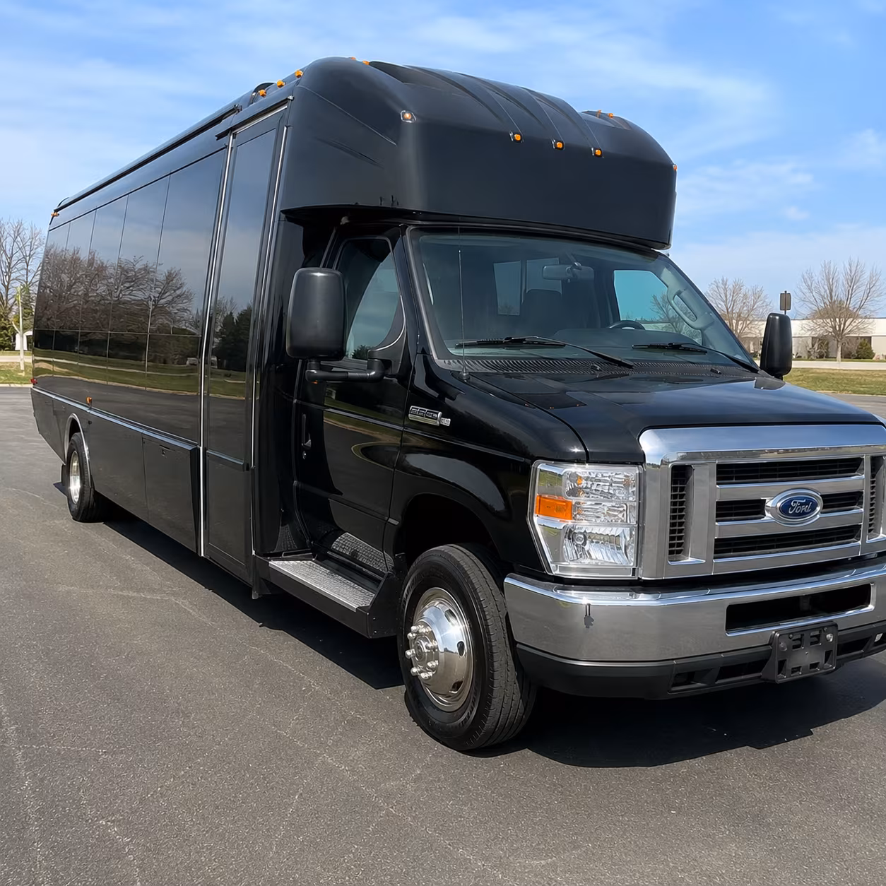 Overland Park Prom & Homecoming Transportation party bus exterior
