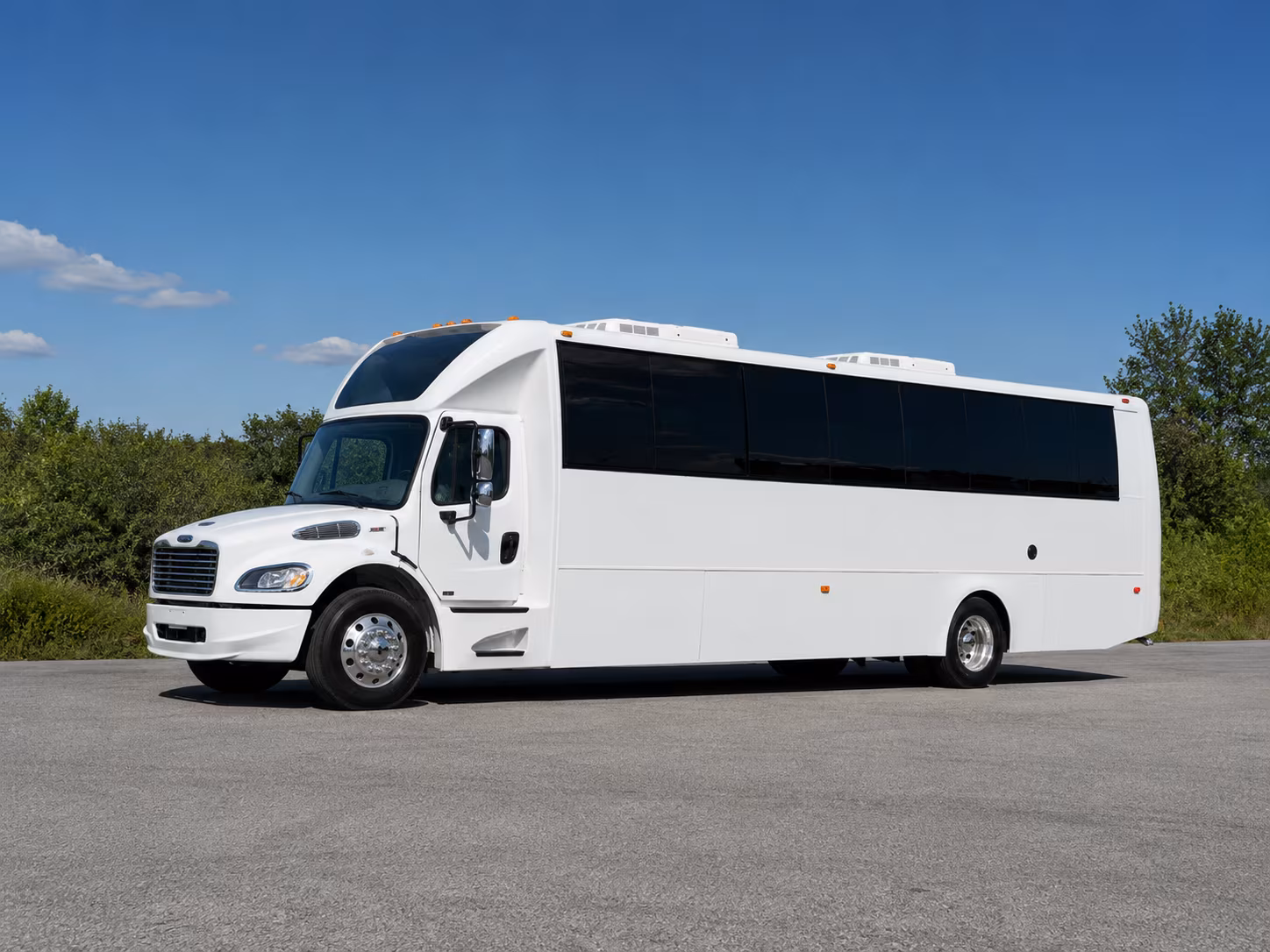 Overland Park Prom & Homecoming Transportation party bus exterior