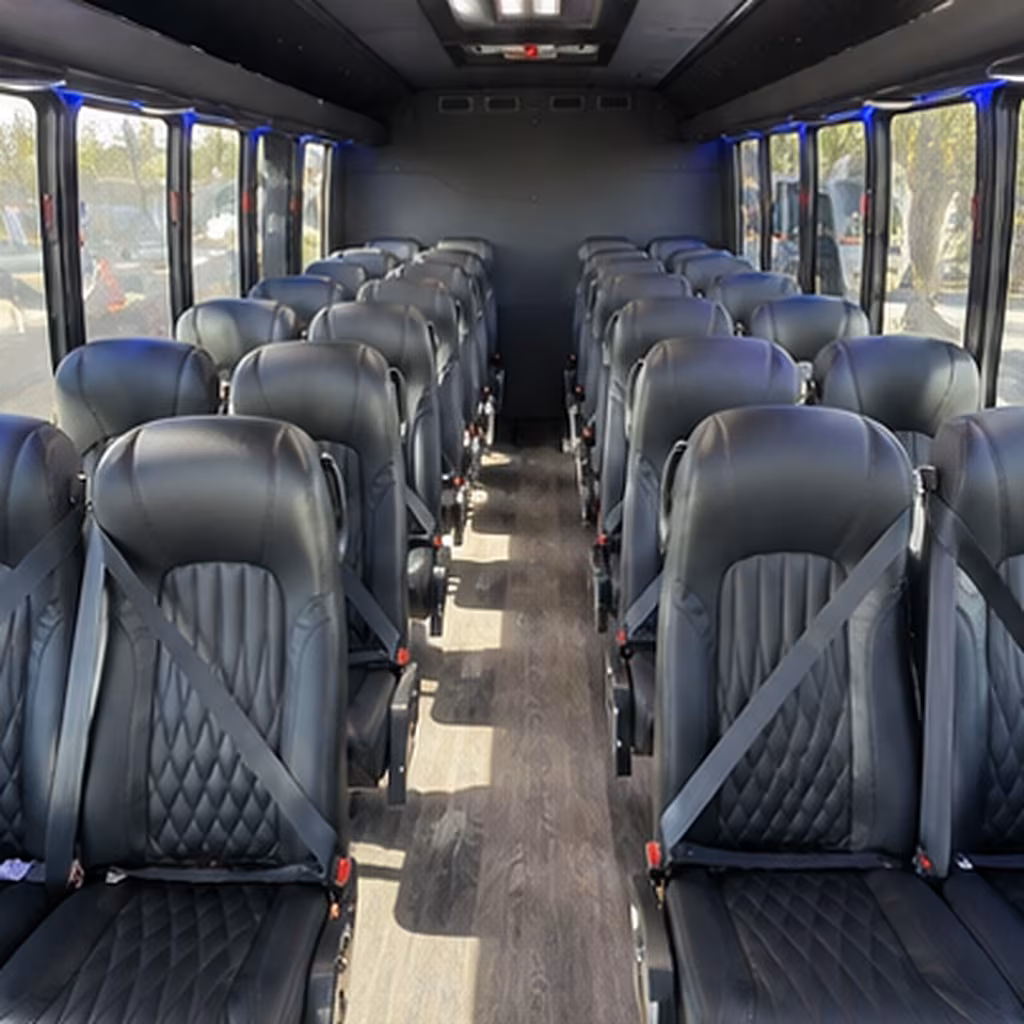 Overland Park School Event Transportation onboard seating