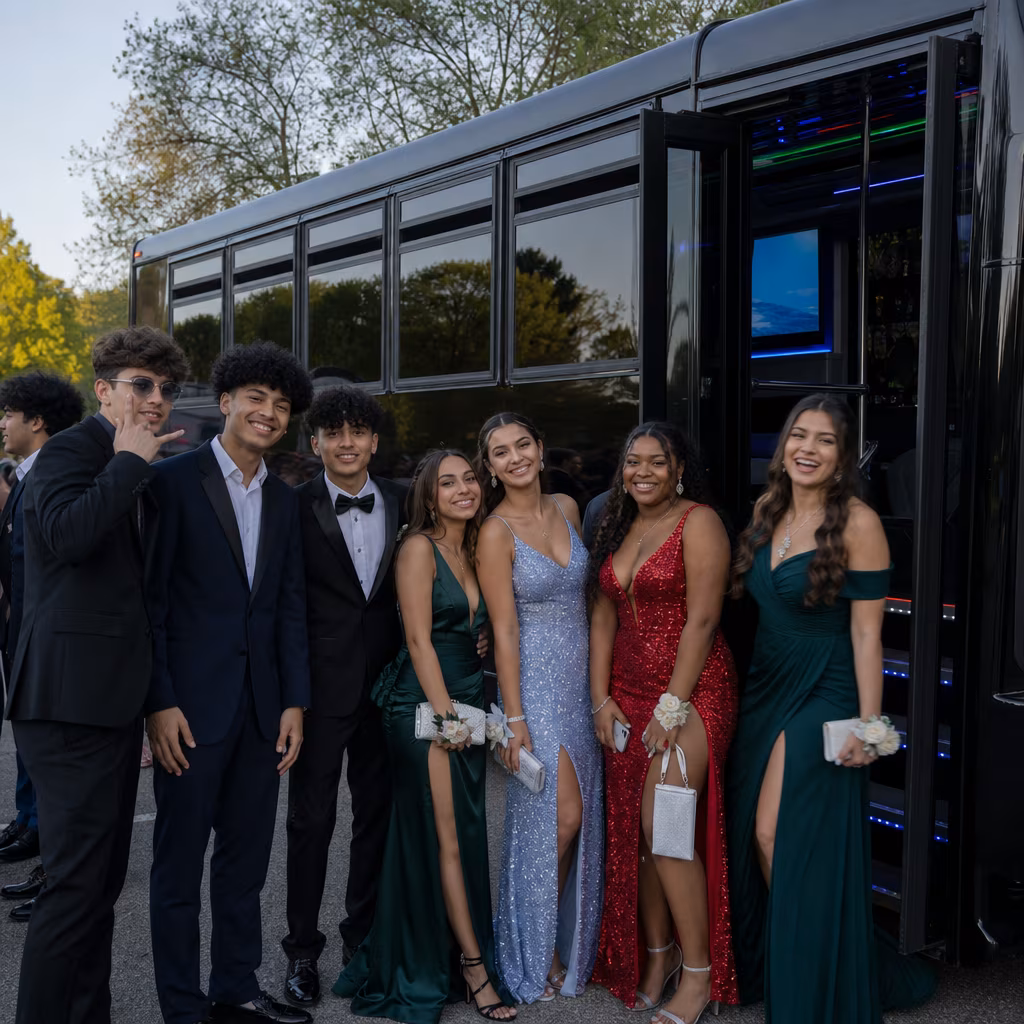 Overland Park Prom Party Bus Rental