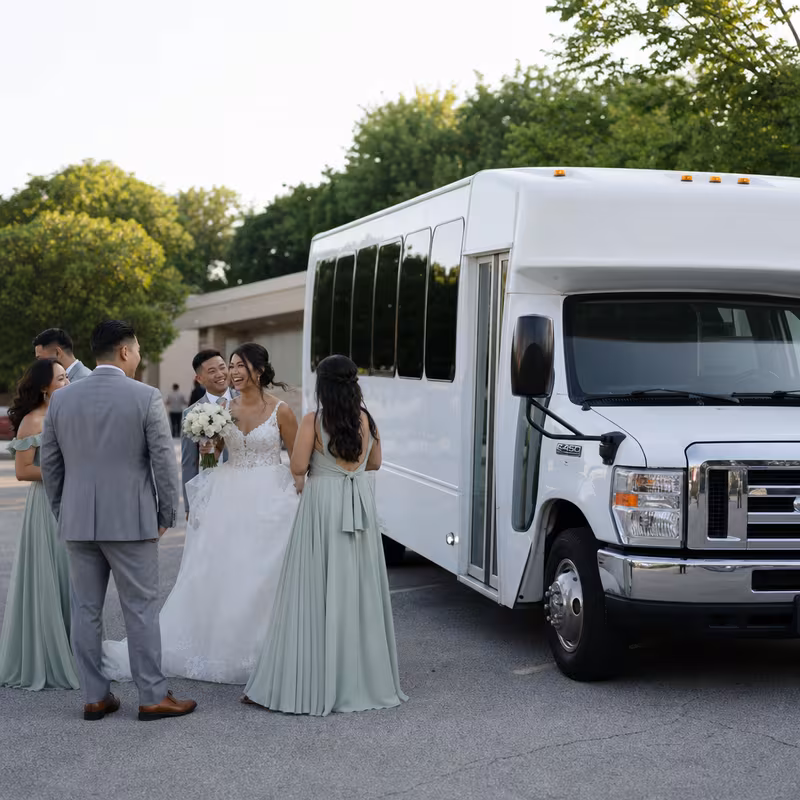 Overland Park Wedding Transportation fleet vehicle