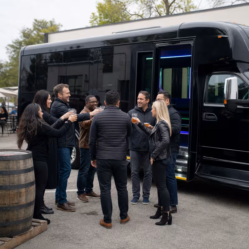 Overland Park Winery & Brewery Tour Transportation fleet vehicle