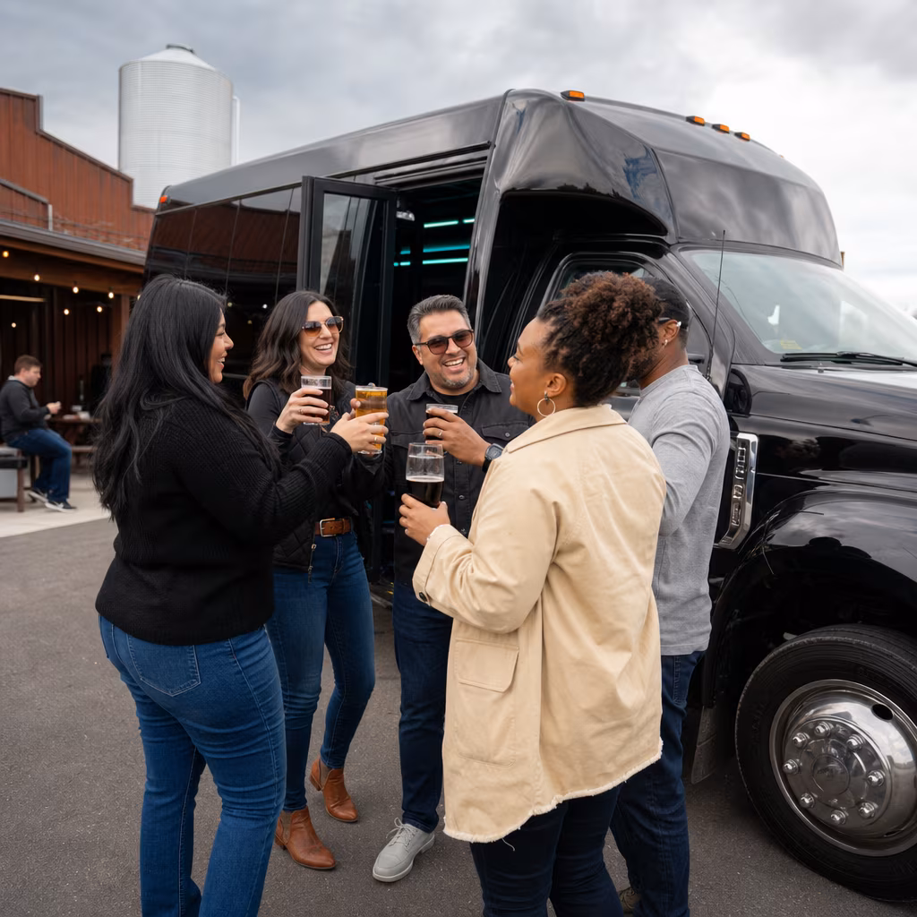 Overland Park Winery Tour & Pub Crawl Transportation